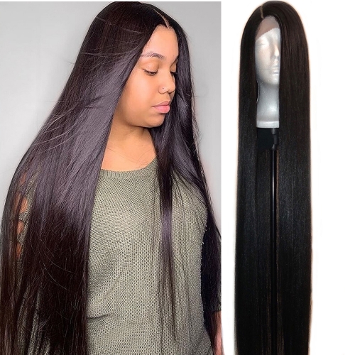 cheap 40 inch human hair wig